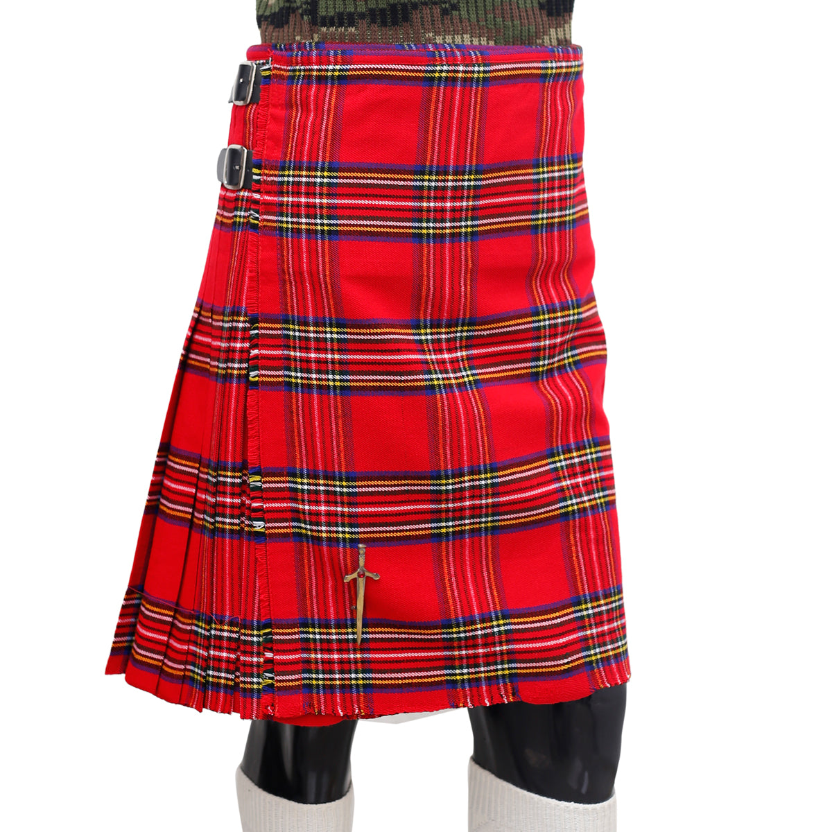 Royal Stewart Tartan Kilt Right Pose