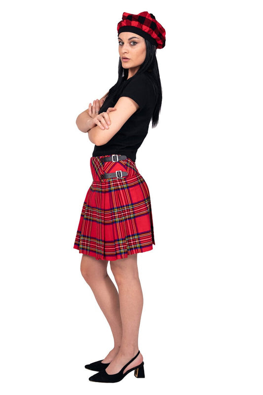 Royal Stewart Tartan Skirt Left