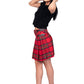 Royal Stewart Tartan Skirt Side Pose