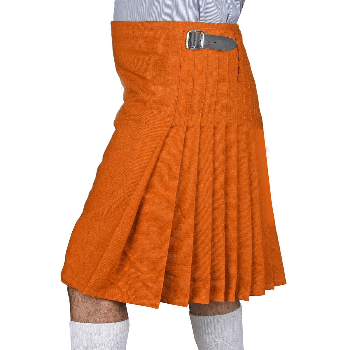 Saffron Tartan Kilt Left Side