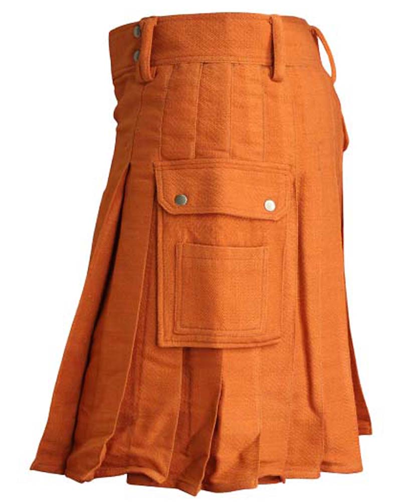 Saffron Tartan Utility Kilt