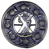 Saint Andrew Badge Antique Kilt Fly Plaid Brooch