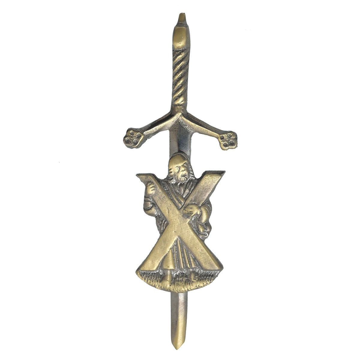Saint Andrew Saltire Kilt Pin Antique Main