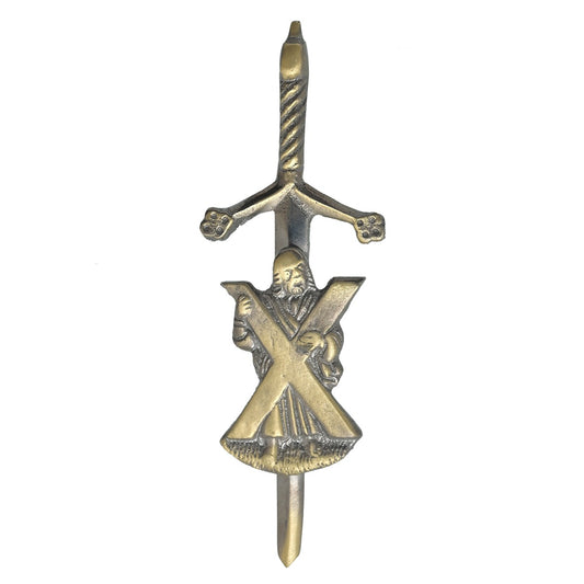 Saint Andrew Saltire Kilt Pin Antique Main