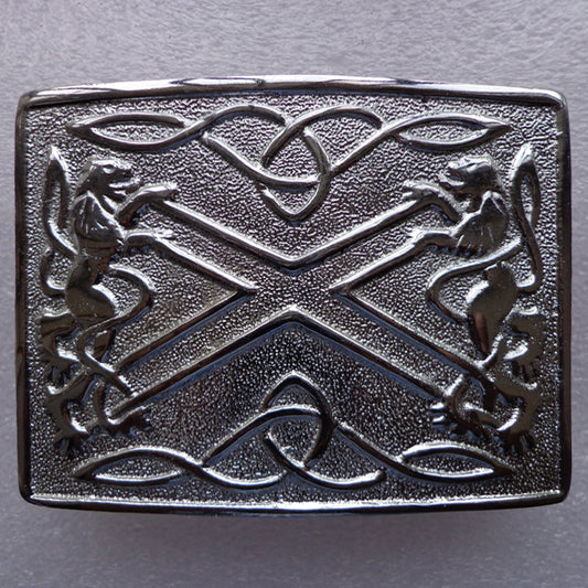 Saltire Kilt Belt Buckle
