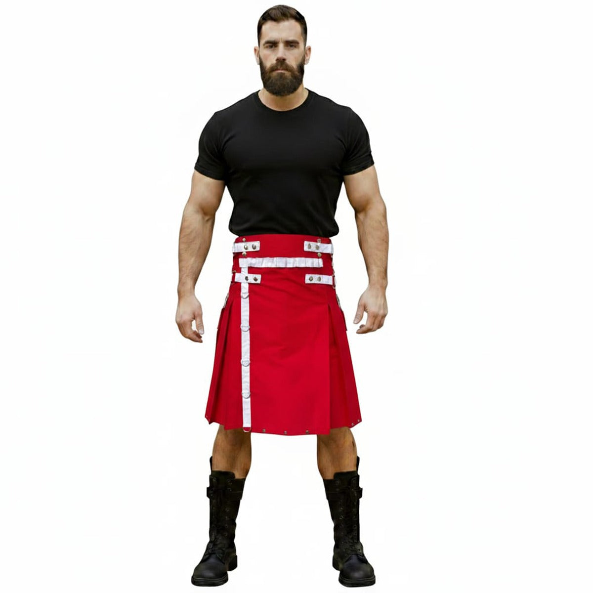 Santa Claus Utility Christmas kilt for men