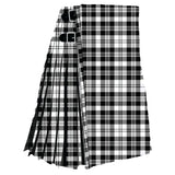Scott Black and White Modern Tartan Kilt