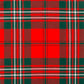 Scott Red Modern Tartan Swatch