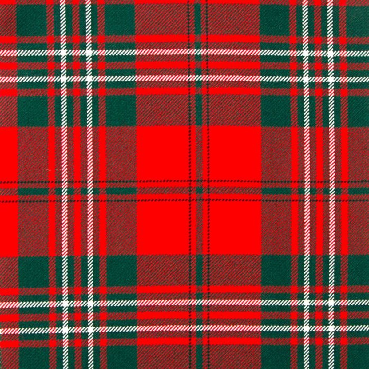 Scott Red Modern Tartan Swatch