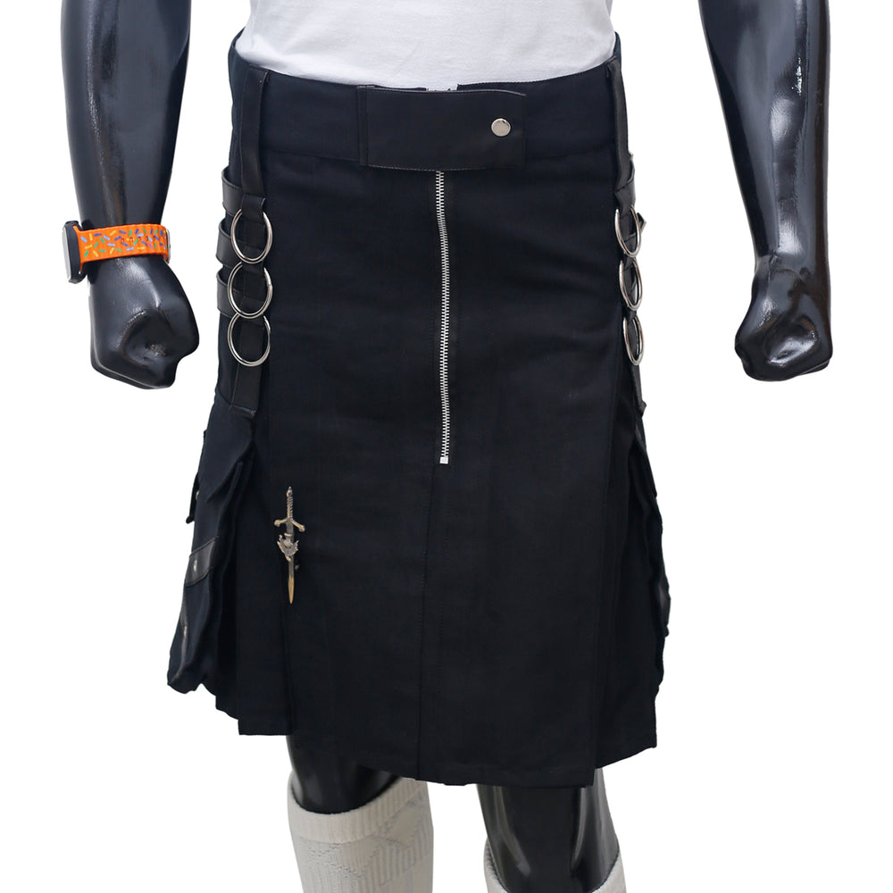 Scottish Black Gothic Kilt