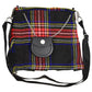 Scottish Black Stewart Tartan Ladies Hand Bag