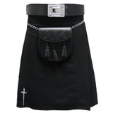 Scottish Black Tartan Kilt