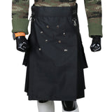 Scottish Black Utility Kilt