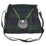Scottish Black Watch Tartan Ladies Shoulder Bag