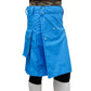 Scottish Blue Cargo Pocket Utility Kilt Right
