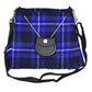 Scottish Blue Tartan Ladies Hand bag Front