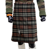 Scottish Campbell Old Weathered Tartan Kilt 