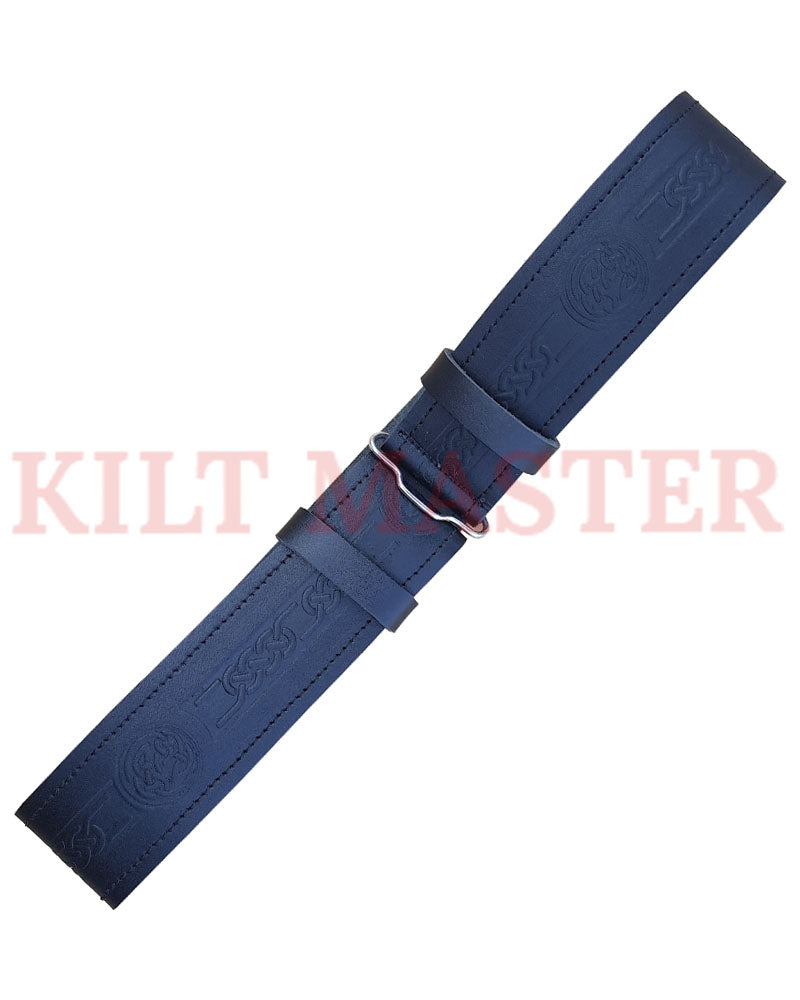Scottish Celtic Kilt Leather Belt