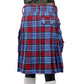 Scottish Dunbroch Tartan Utility Kilt Back
