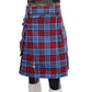 Scottish Dunbroch Tartan Utility Kilt Front