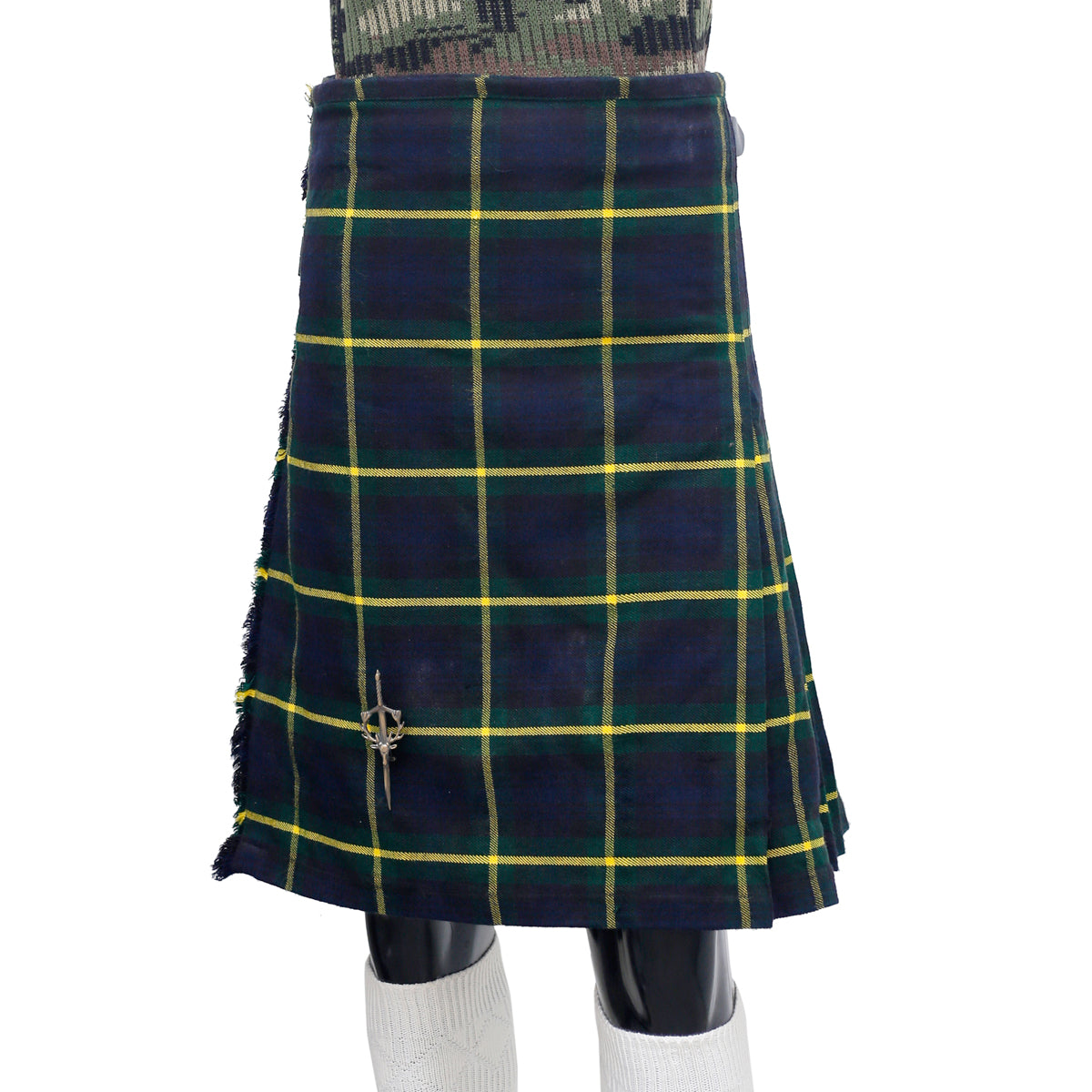 Scottish Gordon Tartan kilt Front