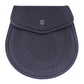 Scottish Highland Kilt Black Leather Sporran