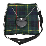 Scottish Hunting Stewart Tartan Ladies Shoulder Bag Front