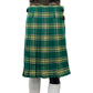 Scottish Irish Green Tartan Kilt Back