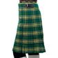 Scottish Irish Green Tartan Kilt Left