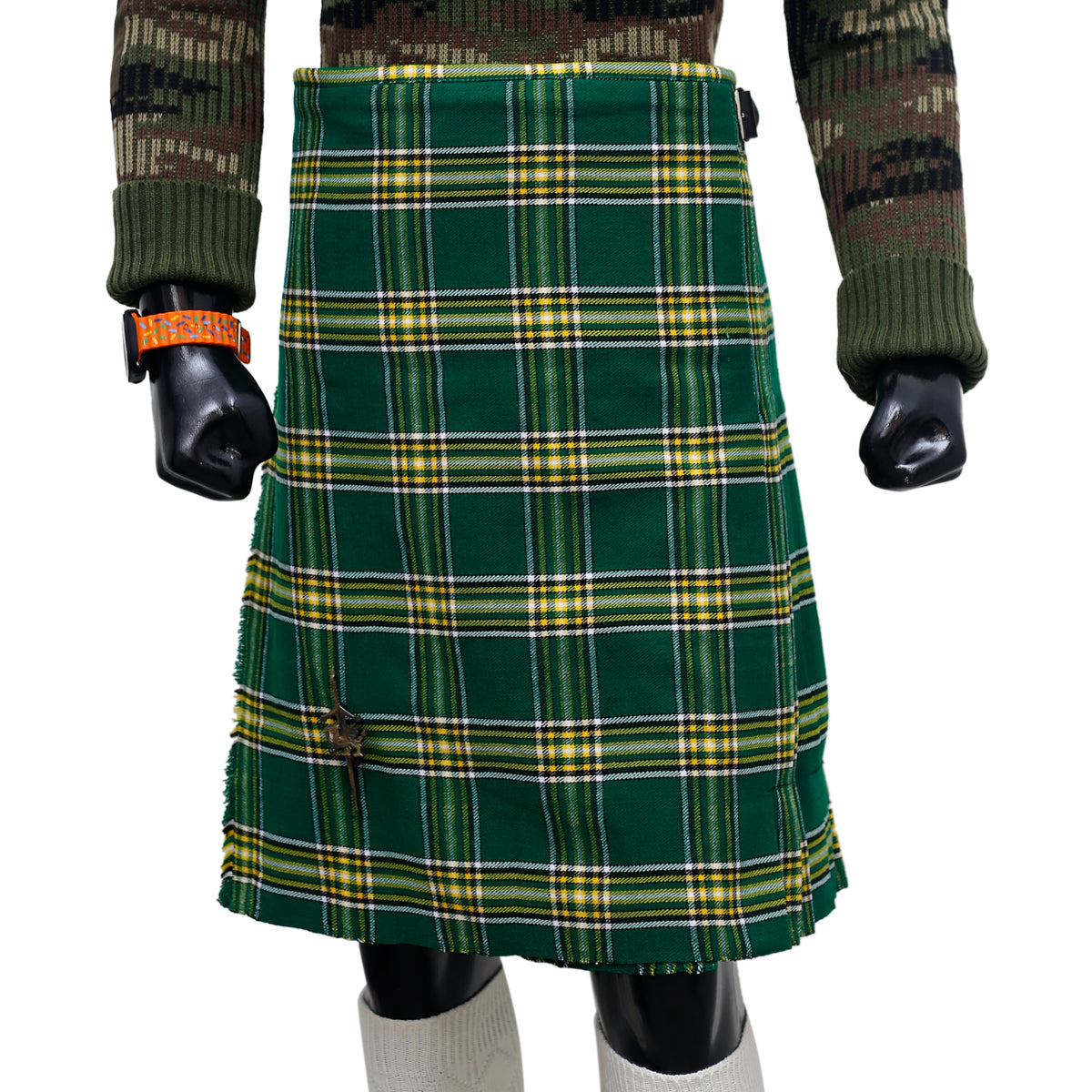 Scottish Irish Green Tartan Kilt