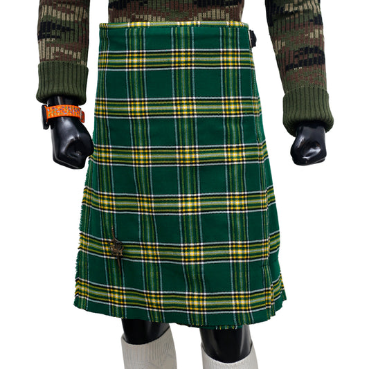 Scottish Irish Green Tartan Kilt