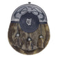 Scottish  Seal Skin Sporran with Antique Cantle in Various Badges
