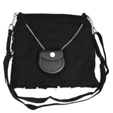 Scottish Plain Black Tartan Ladies Hand Bag