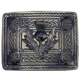 Scottish Thistle Badge Kilt Belt Buckle Antique Finish