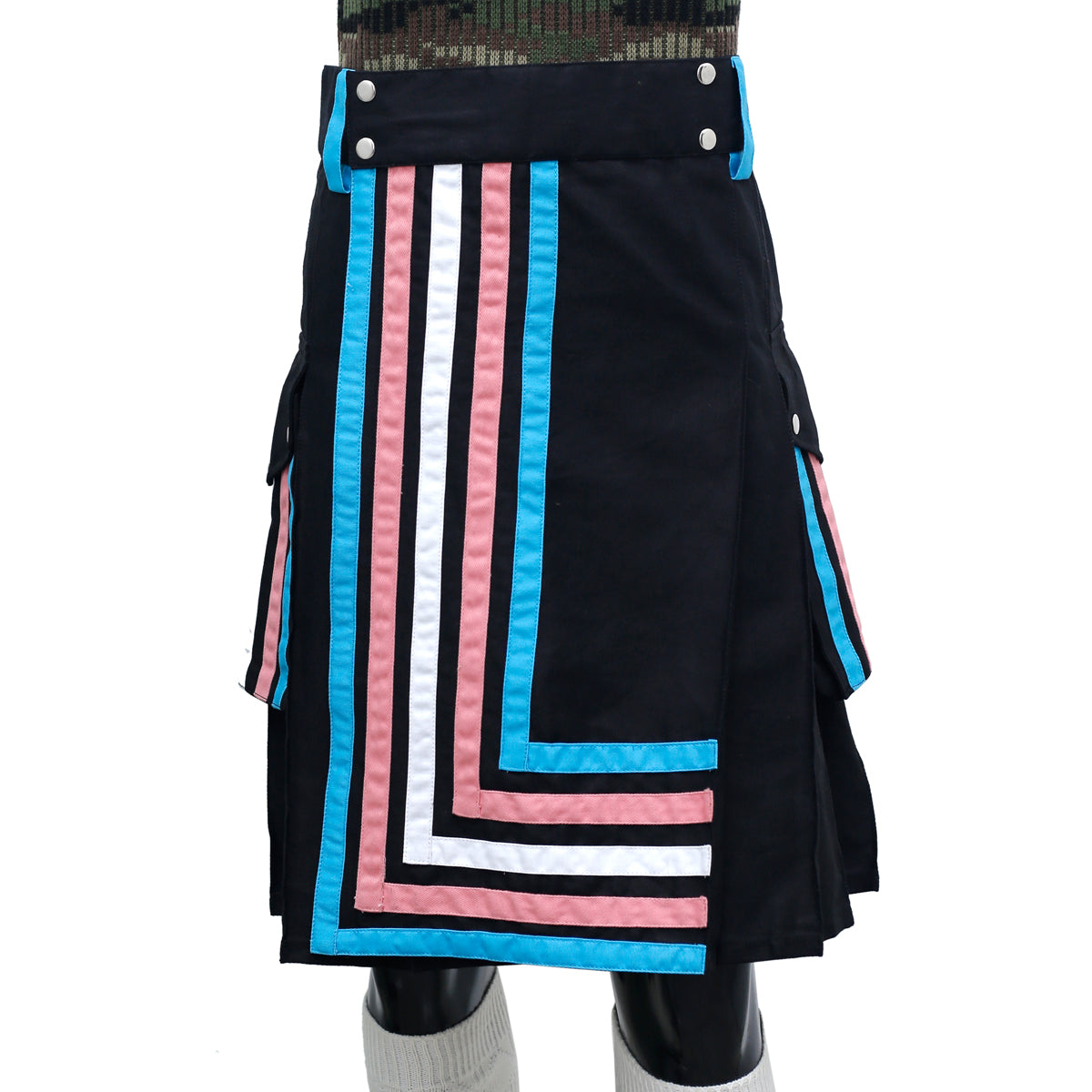 Scottish Trans Pride Kilt Front