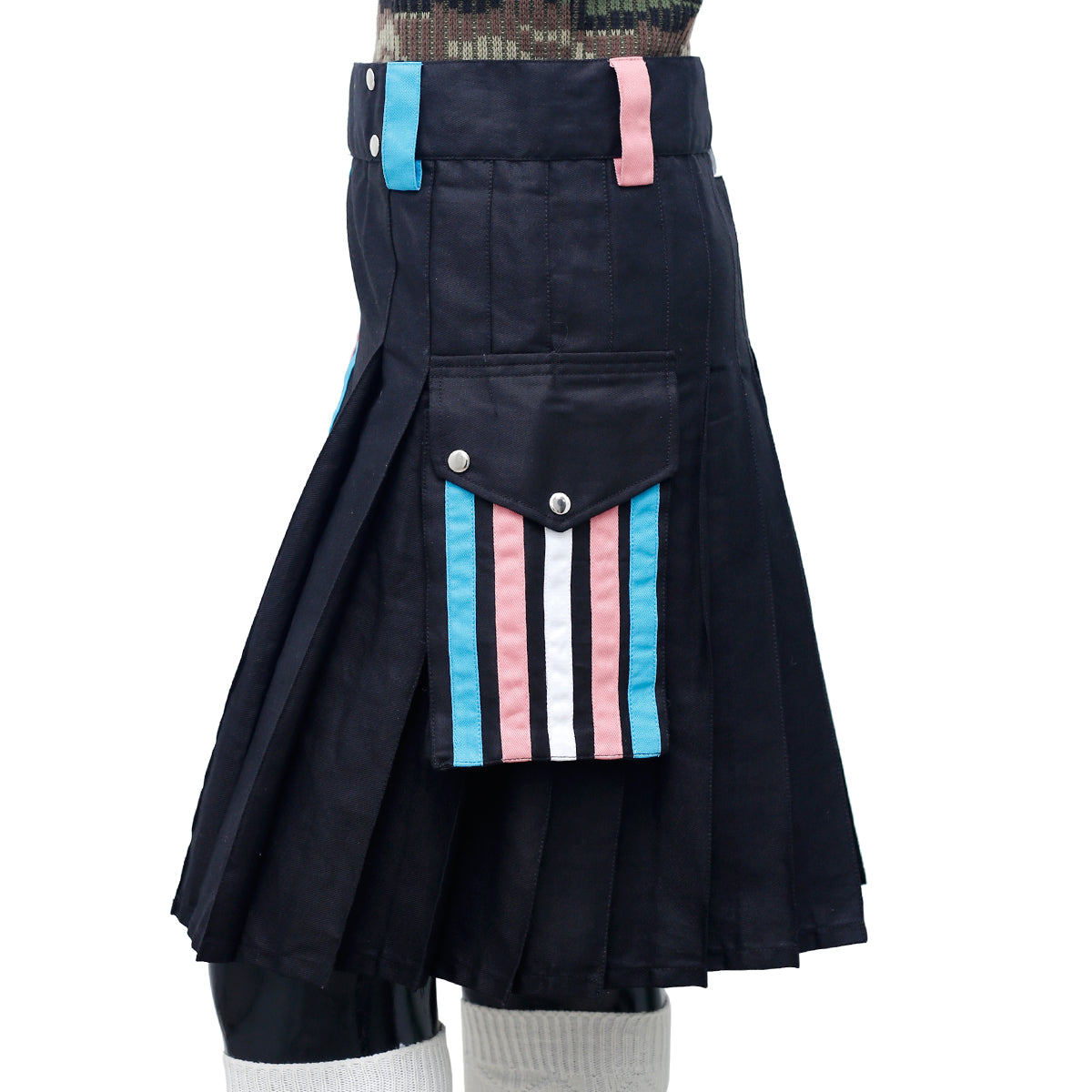 Scottish Trans Pride Kilt Left
