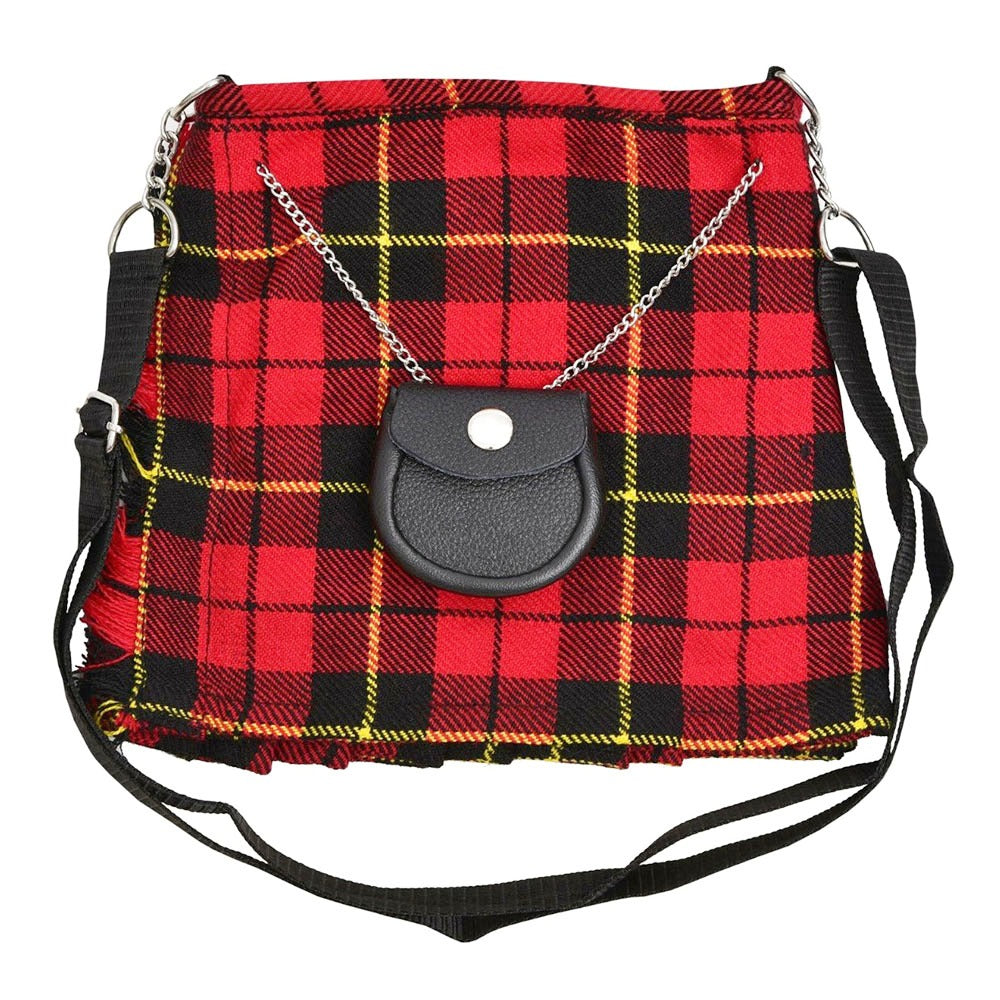 Scottish Wallace Tartan Ladies Shoulder Bag Front
