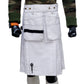 Scottish White Utility Kilt 