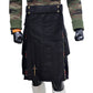 Scottish Black Stewart Hybrid Kilt