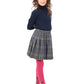 Scottish Grey Tartan Skirt Right