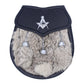 Semi Dress Seal Skin Sporran with Freemason Badge