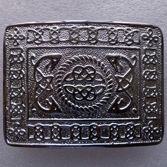 Serpent Celtic Knot Kilt Belt Buckle