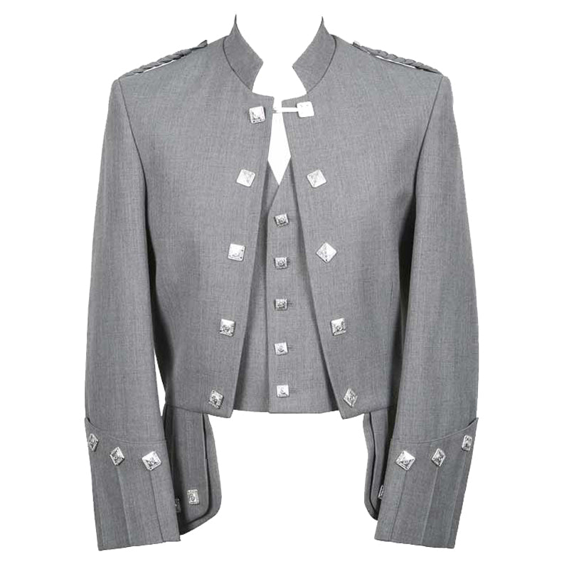 Sheriffmuir Grey Wool Pride Jacket