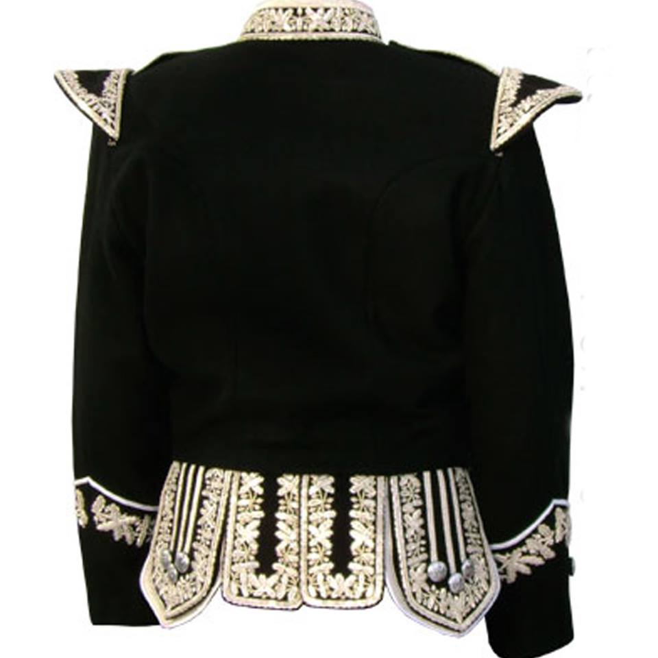 Silver Hand Embroidered Doublet Jacket