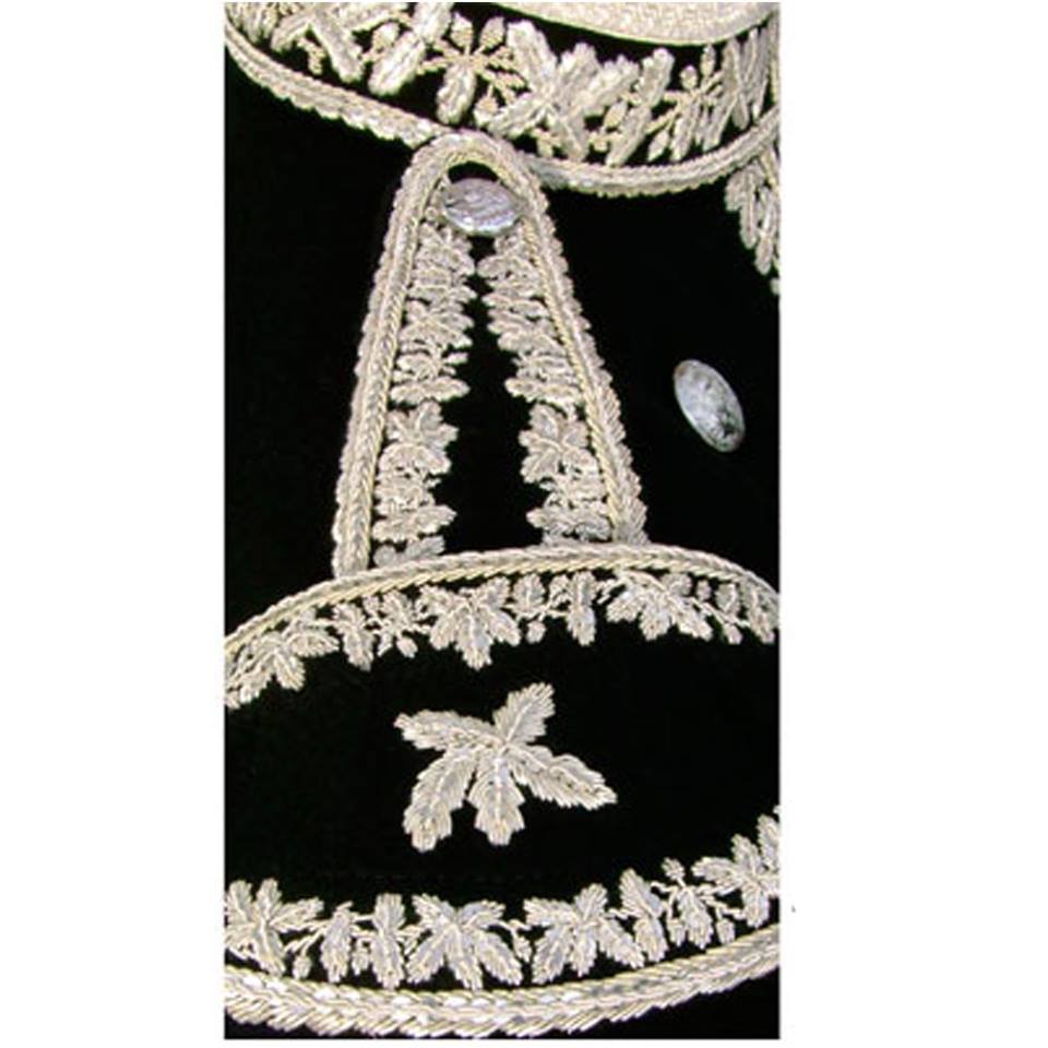Silver Hand Embroidered Doublet Jacket