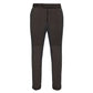 Solid Black Tartan Trouser