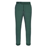 Solid Green Tartan Trouser