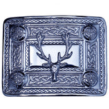 Stage Head Badge Chrome Kilt Belt Buckle