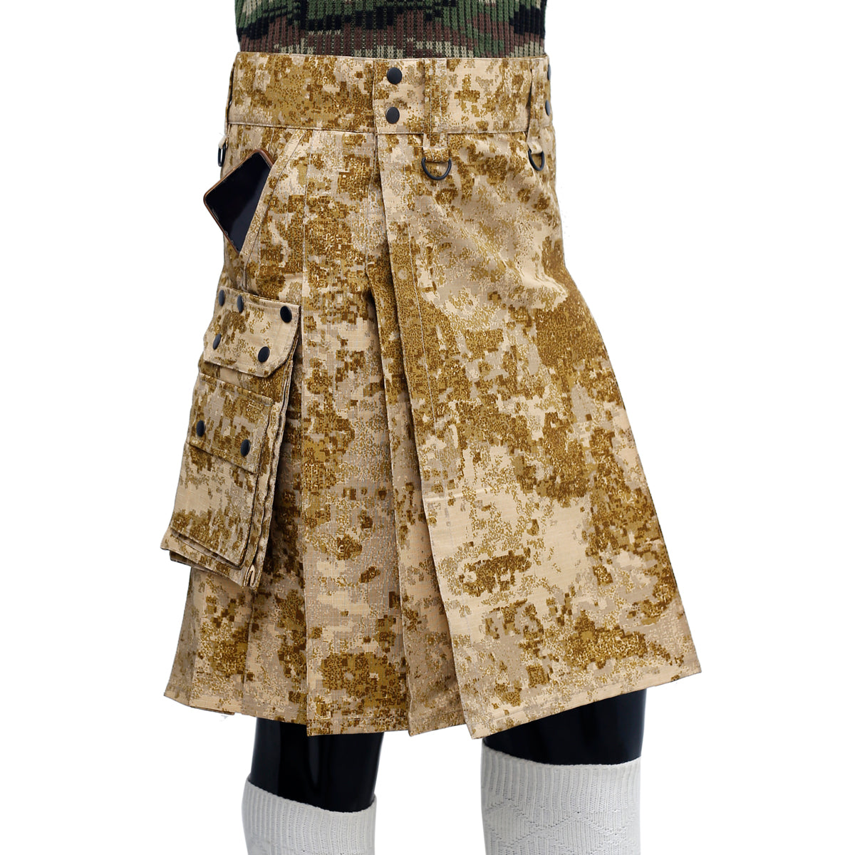 Stylish Desert Camouflage Kilt Right