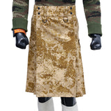 Stylish Desert Camouflage Kilt